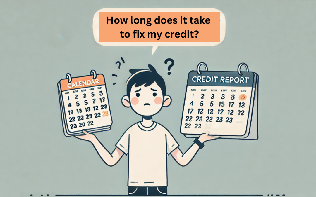 How long does it take to fix my credit?