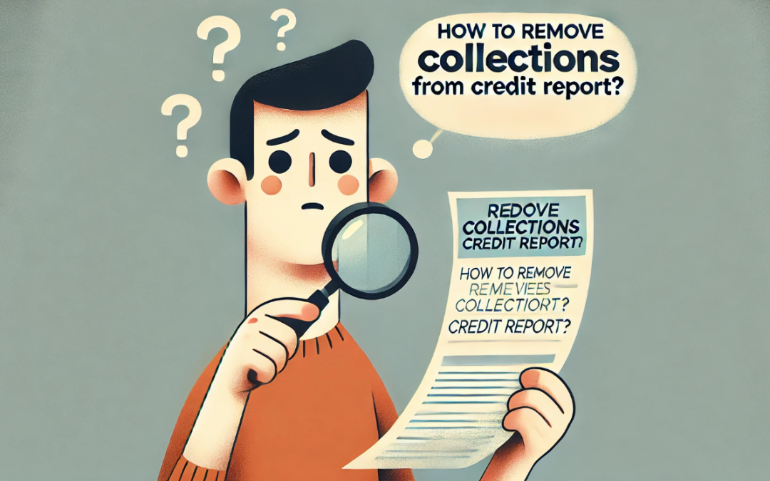 How to remove collections from credit report