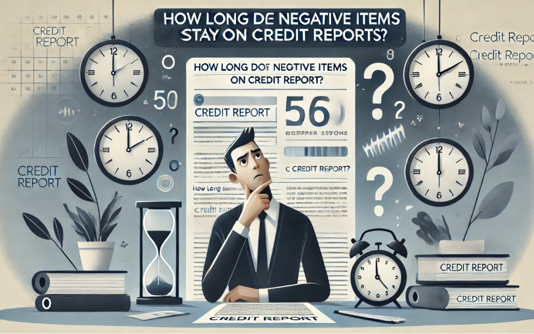 How Long Do Negative Items Stay on Your Credit Report? 